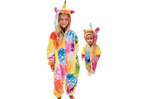 Matching Unicorn Costumes Fleece Onesie Unicorn Gifts for Girls