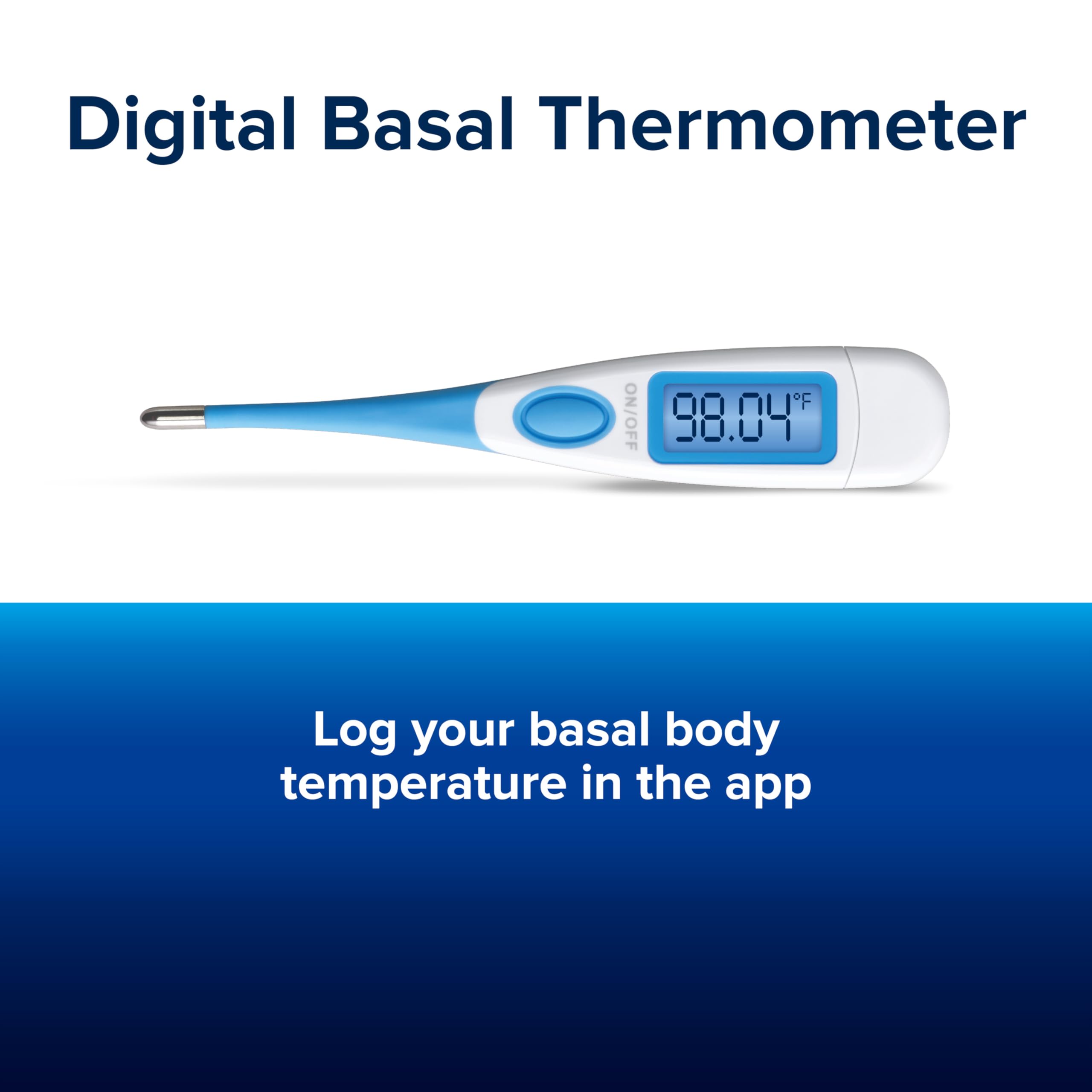 Clearblue & Natural Cycles Hormone-Free Birth Control Kit Starter Pack, 3 Month Subscription to The Natural Cycles app, 15 Digital Ovulation Tests, 1 Digital Basal Thermometer