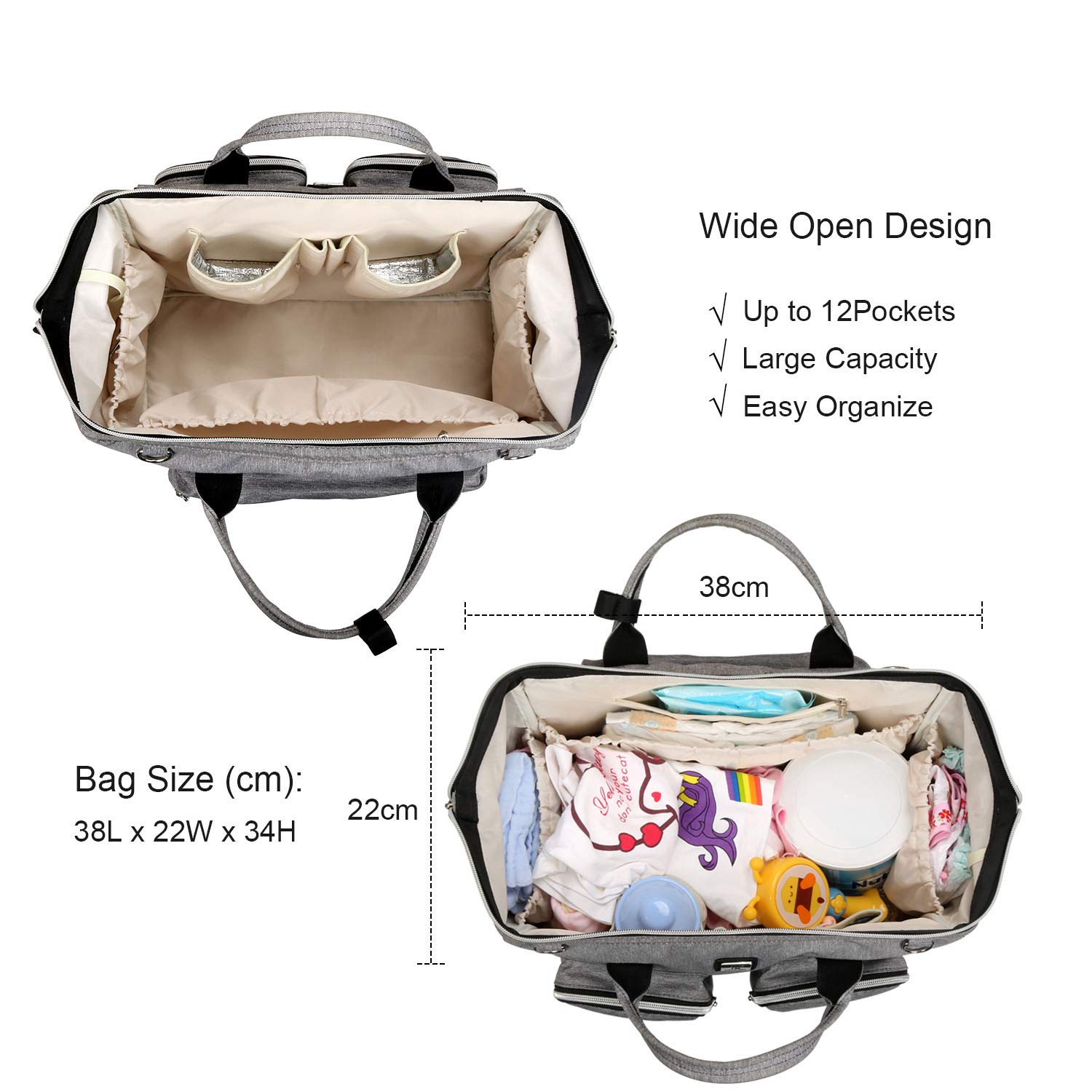 pram clips for changing bags