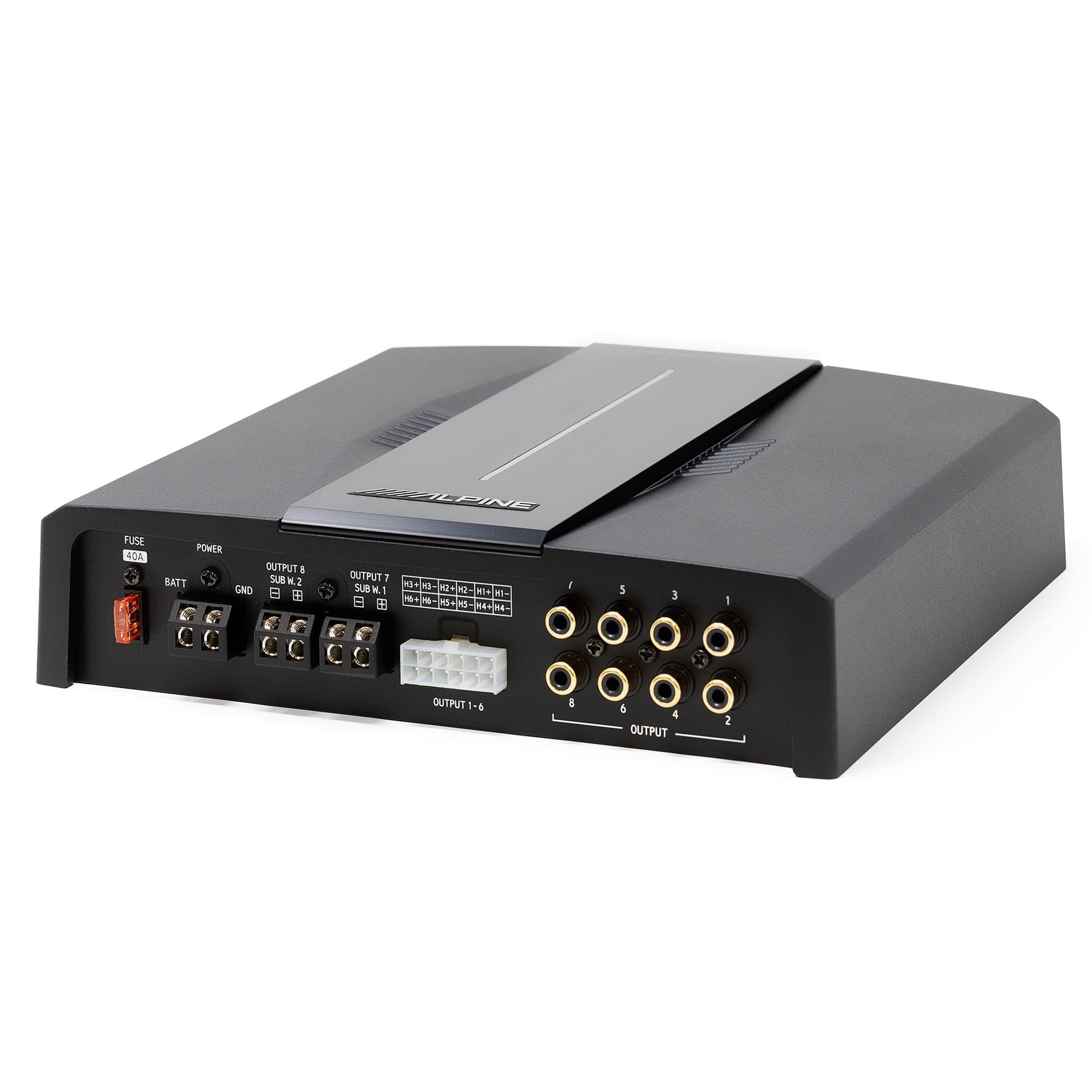 Alpine PXE-C80-88, Optim8 8-Channel Sound Processor & Amplifier w/ Sound Tuning