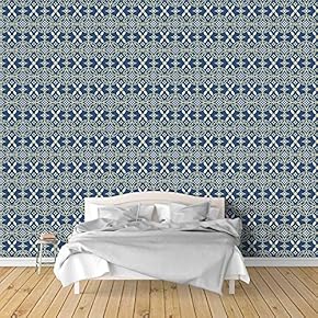 Wall Murals for Bedroom Beautiful Chinese Traditional Pattern Removable Wallpaper Peel and Stick Wall Stickers - 66x96 inches