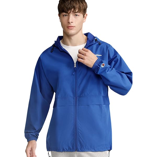 新品 希少 L champion golf wrap-air jacket 青 Golf Embroidered Champion Packable Jacket ~ Appalachian