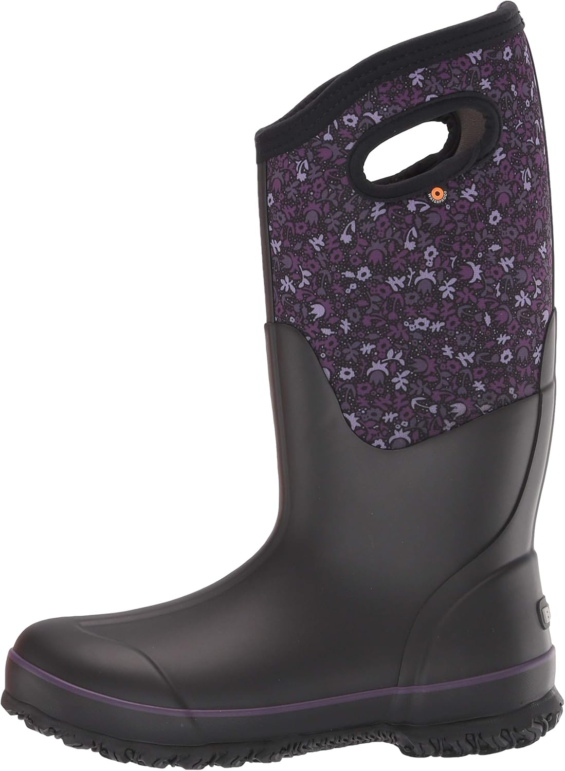  | BOGS Women's Classic Tall Freckle Flower Waterproof Rain Boot | Mid-Calf