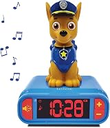 Lexibook Paw Patrol Chase Nightlight Alarm Clock LCD Backlit Blue view 5