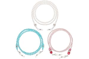 VIN BEAUTY Glasses Chain, Pearl Eyeglass Chain, Beaded Eyeglass Chain Sunglasses Holder Strap