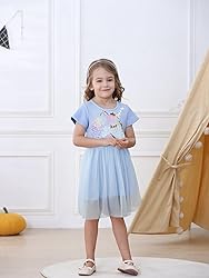 Hongshilian Toddler Girls Cotton Casual Dress