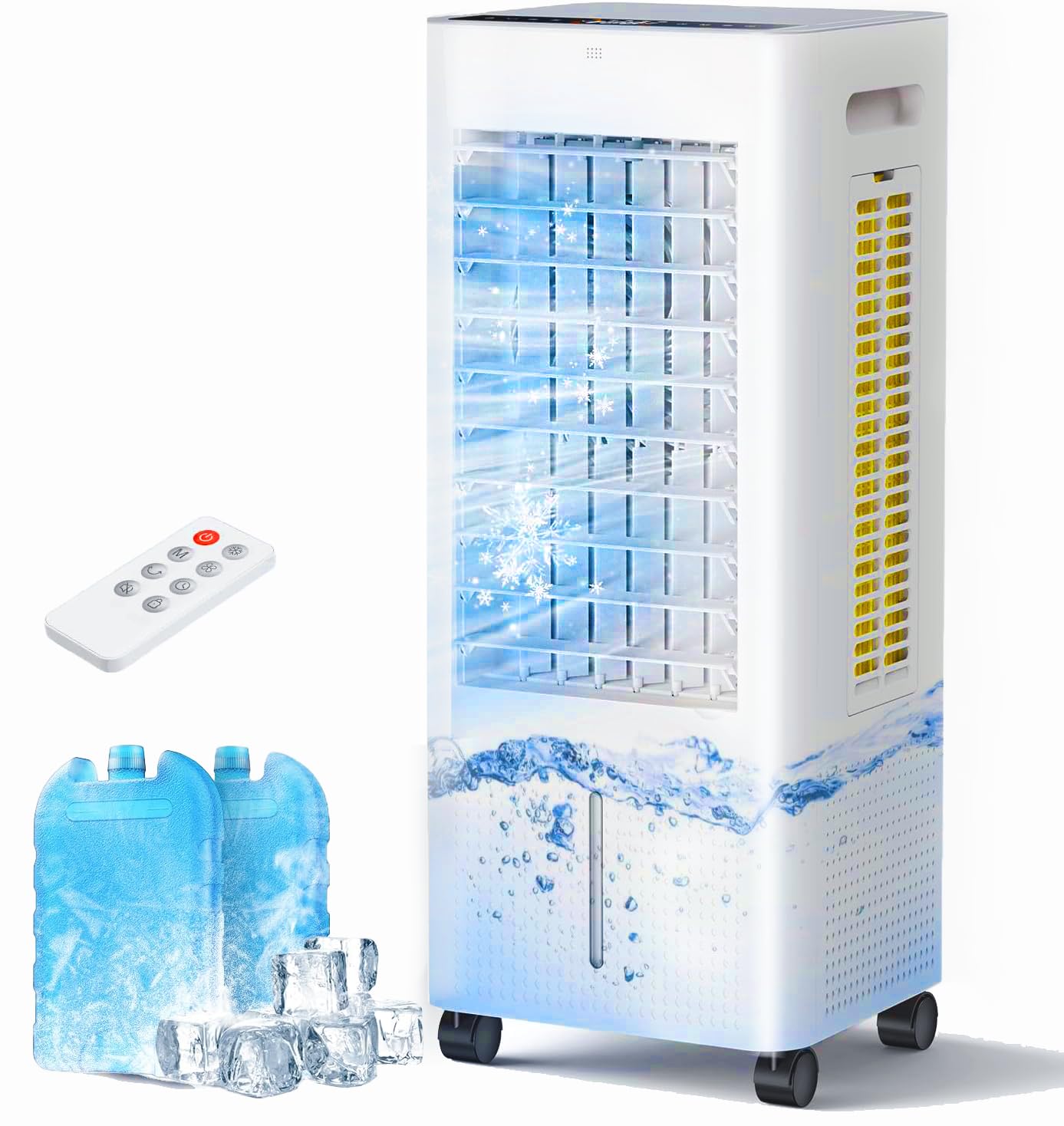 Photo 1 of ** SIMILAR** Evaporative Air Cooler with Remote & Timer, 2200+ CFM Portable Fan That Blows Cold Air for Large Room, Home Office, Bedroom - 2.1Gal High-Capacity Tank, 3 Modes, Whisper Quiet 30dB & Sleep Mode