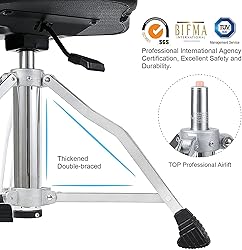 TENTOTEN Drum Throne with Backrest Drum
