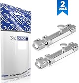 XFORT 2 Pack Polished Chrome Door Bolt Lock 100mm Surface Mounted Sliding Lock view 6