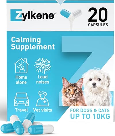 Zylkene Calming Supplements Cats & Dogs 75mg 20 Capsules