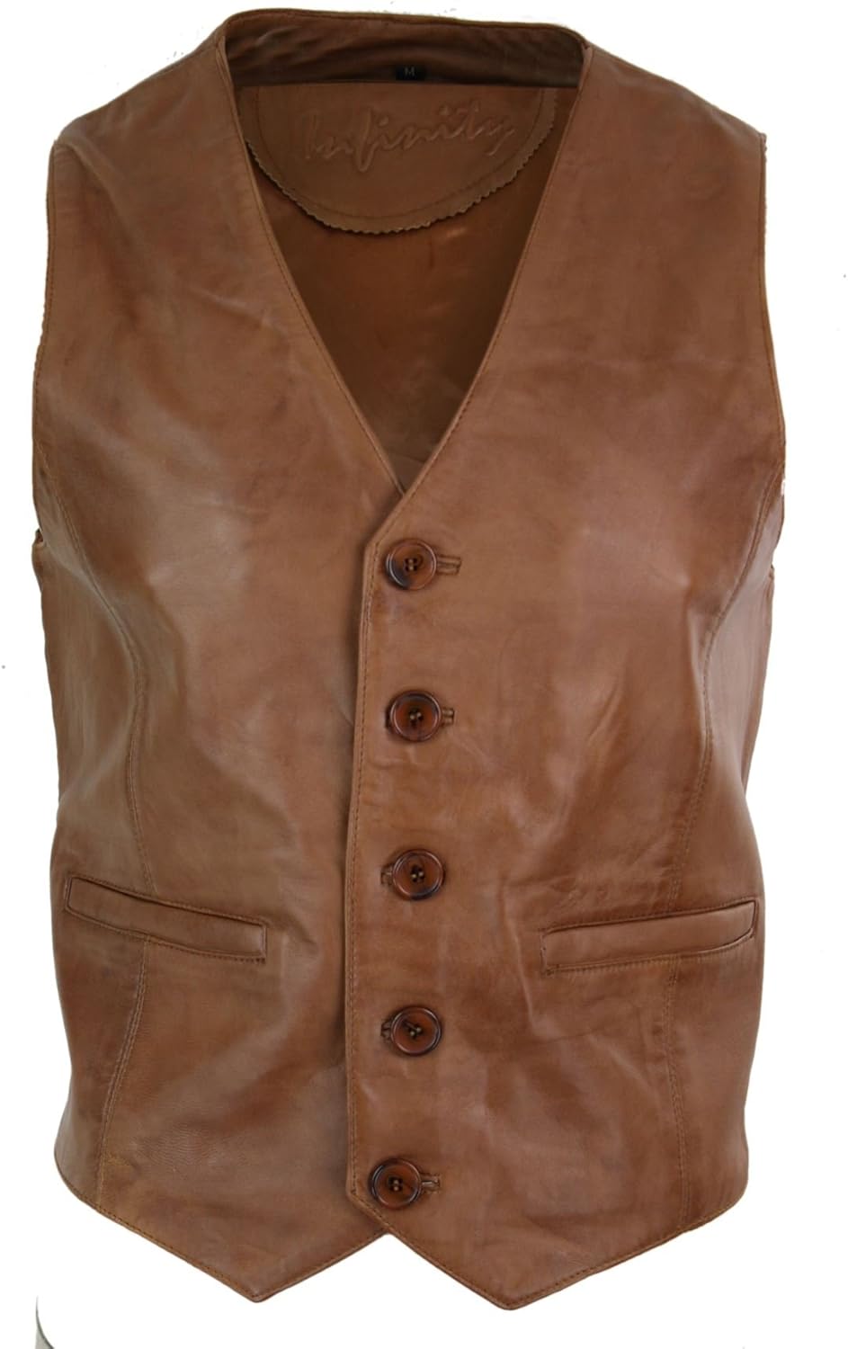 Suedette Fringed Cropped Gilet - Just $7