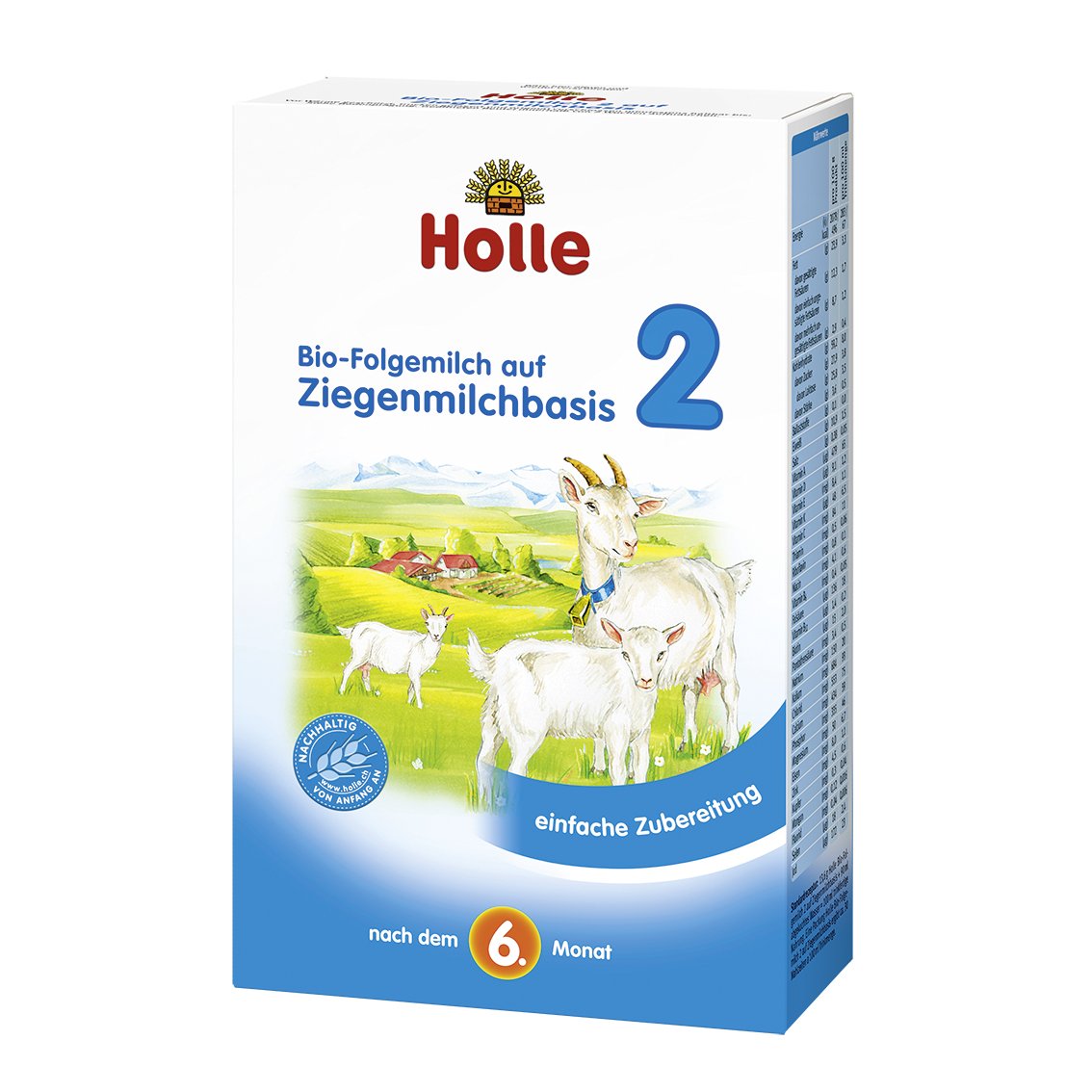 Holle Bio-Folgemilch auf Ziegenmilchbasis 2 (400g)