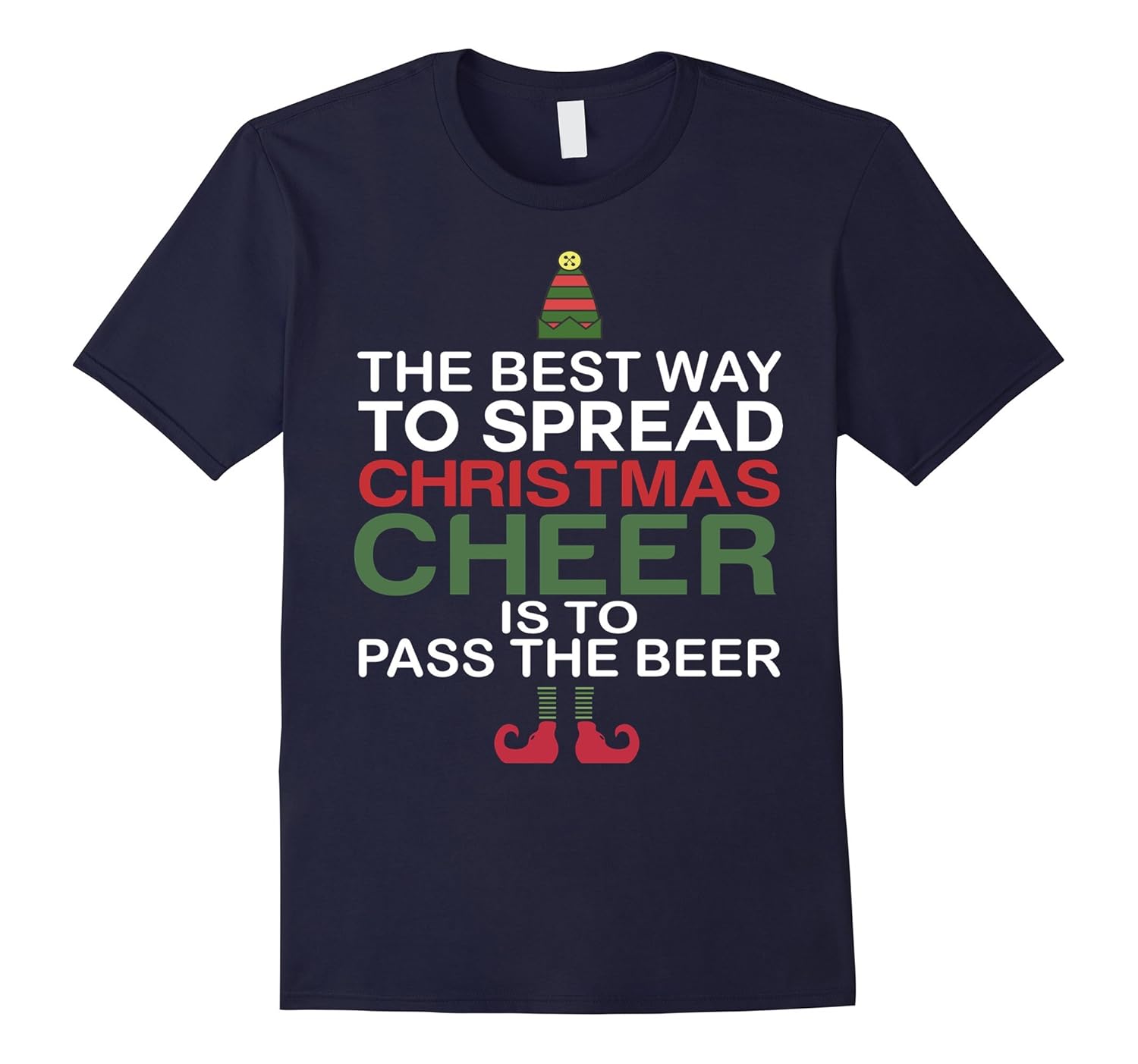 Best Way to Spread Christmas Cheer is to Pass the BEER Shirt-ANZ