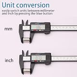Jodsen Digital Vernier Caliper 150mm 6 Inch Large LCD Inch/Metric Conversion view 5