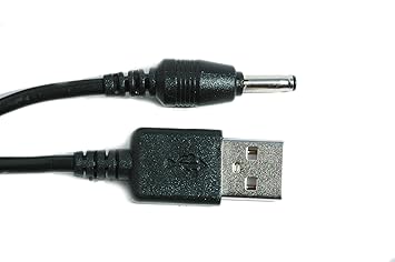 Kingfisher Technology 90 cm USB 5 V 2 A PC Ladegerät Stromkabel Adapter 22 AWG für Bodywand wiederaufladbares Massagegerät