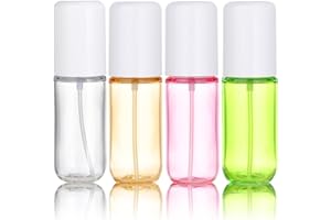 KREMORV Travel Spray Bottles 1.35oz/40ml Fine Mist Empty Spray Bottles Mini Refillable Plastic Travel Bottle Set for Traveling and Outgoing