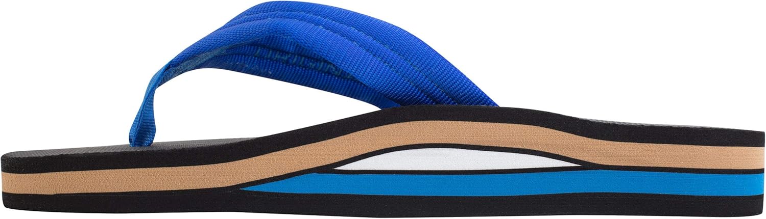  | Rainbow Sandals Men's Double Layer Soft Top 1" EVA Rubber Filled Nylon Strap | Sandals