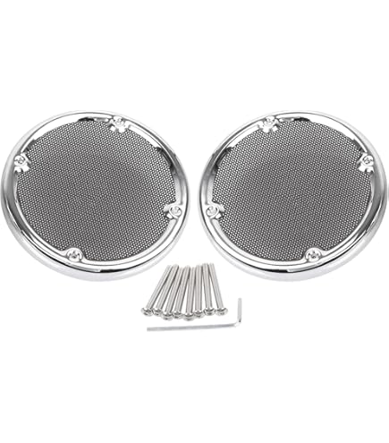 thumbnail image 2 of Americruise Chrome Speaker Covers For Harley Touring Models (2014-2023) – FLHTK, FLHTCU, Street Glide 2 of 14