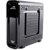 ARRIS SURFboard SB6121 4x4 DOCSIS 3.0 Cable Modem (Renewed)-Black