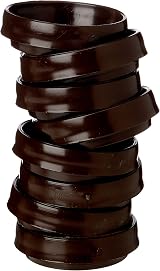 Merriway BH00017 Large Brown Castor Cups 68mm 2.5/8 Inch Pack of 8 view 3