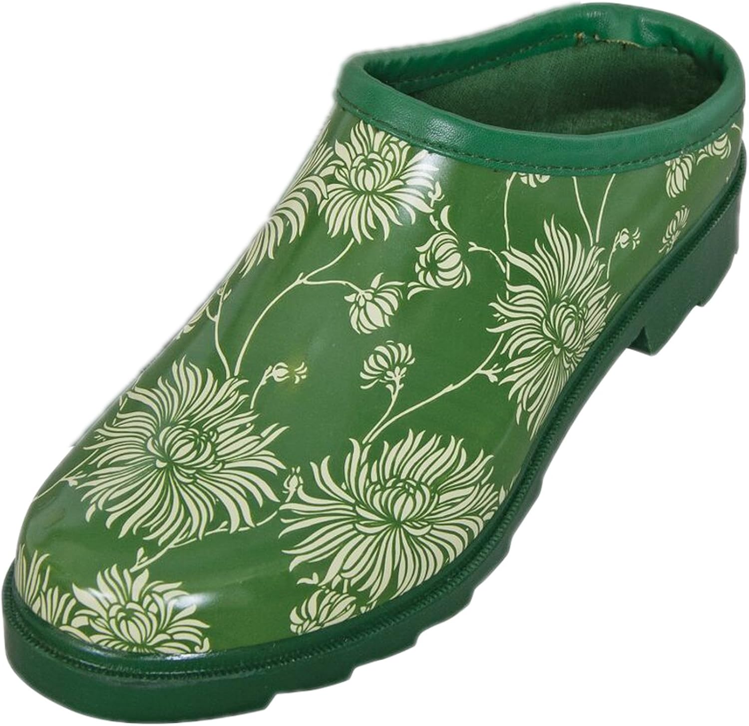 Laura Ashley Womens/Ladies Footwear Gardening Clogs Green Floral Print