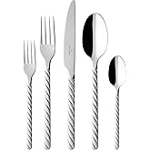 Villeroy &amp; Boch Montauk 20-Piece Flatware Set, Service for 4, 18/10 Stainless Steel, Dishwasher Safe