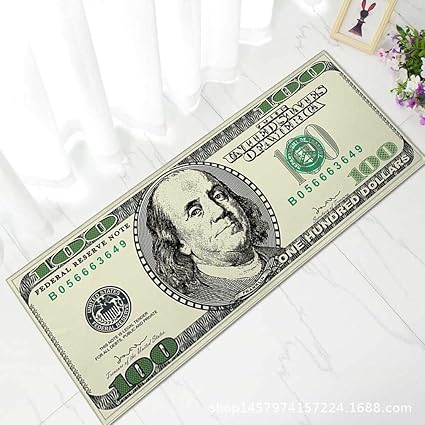 Amazon Com Taggmy Rugs For Living Room Area Dollar Bill