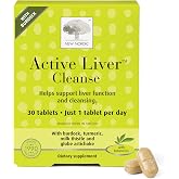 NEW NORDIC Active Liver Cleanse Herbal Supplement 30-Day Supply - 30 Ct | Once-daily botanical tablet made with milk thistle and burdock root extract for simple daily routine integration