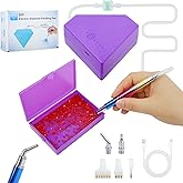 Electric Diamond Painting Pen, Vacuum Diamond Art Pen with Storage Tray, Diamond Painting Accessories Pens No Wax Needed | Co