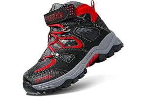 Littleplum Boys Snow Boots Winter Waterproof Antiskid Boots Hiking Outdoor Shoes for Kids