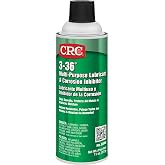 CRC 3-36 Multi-Purpose Lubricant and Corrosion Inhibitor Spray - 11 oz | Fast-Acting Petroleum-Based Lube, Moisture Displacement, Rust Loosening, Metal Parts &amp; Instrument Protection