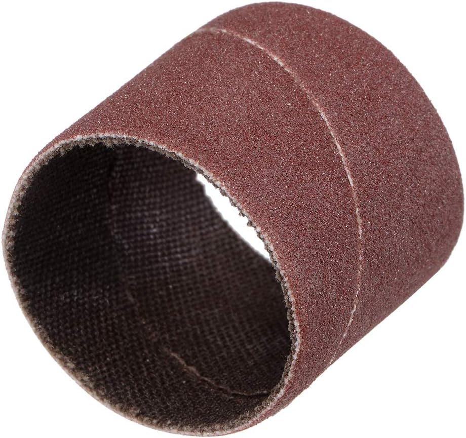 sourcing map 1 Inch x 1 Inch Sanding Sleeves 240 Grits Sandpapers Band Drums 10 Pcs - Image 3