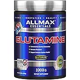 ALLMAX L Glutamine Powder 1000g, Fermented L-Glutamine Powder Pure, Unflavored Glutamine Supplement for Gut Health, Recovery & Immune Support, Vegan, Gluten Free
