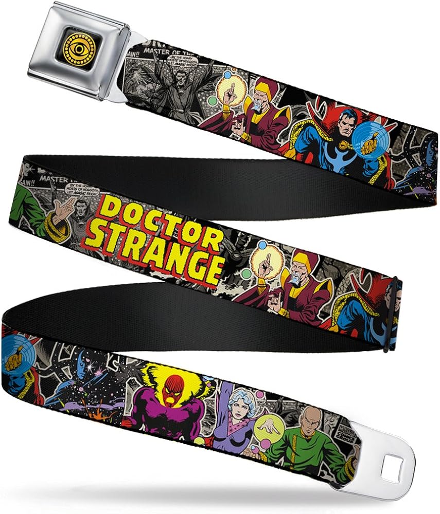 BuckleDown Seatbelt Belt Doctor Strange XL at Amazon Men’s Clothing store