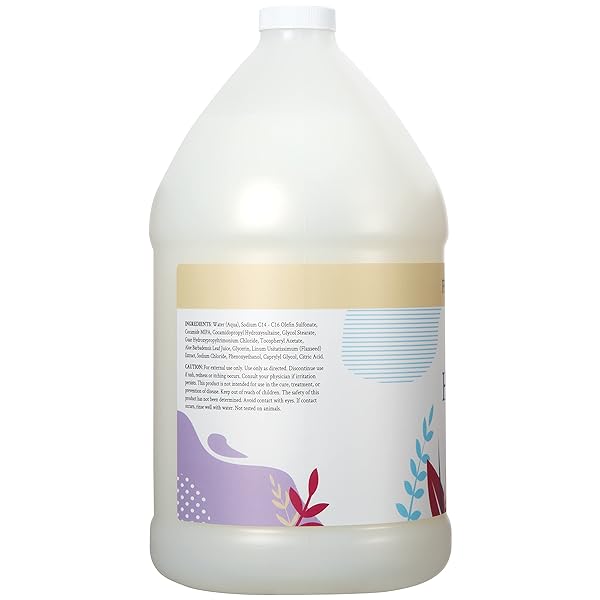 GINGER LILY FARMS BOTANICALS ALL-PURPOSE LIQUID HAND SOAP REFILL, FRAGRANCE FREE, 100% VEGAN & CRUELTY-FREE, 1 GALLON