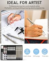 Nicpro 34-Piece Mechanical Pencil Set 0.3 0.5 0.7 0.9 mm with 2 mm Holders view 3