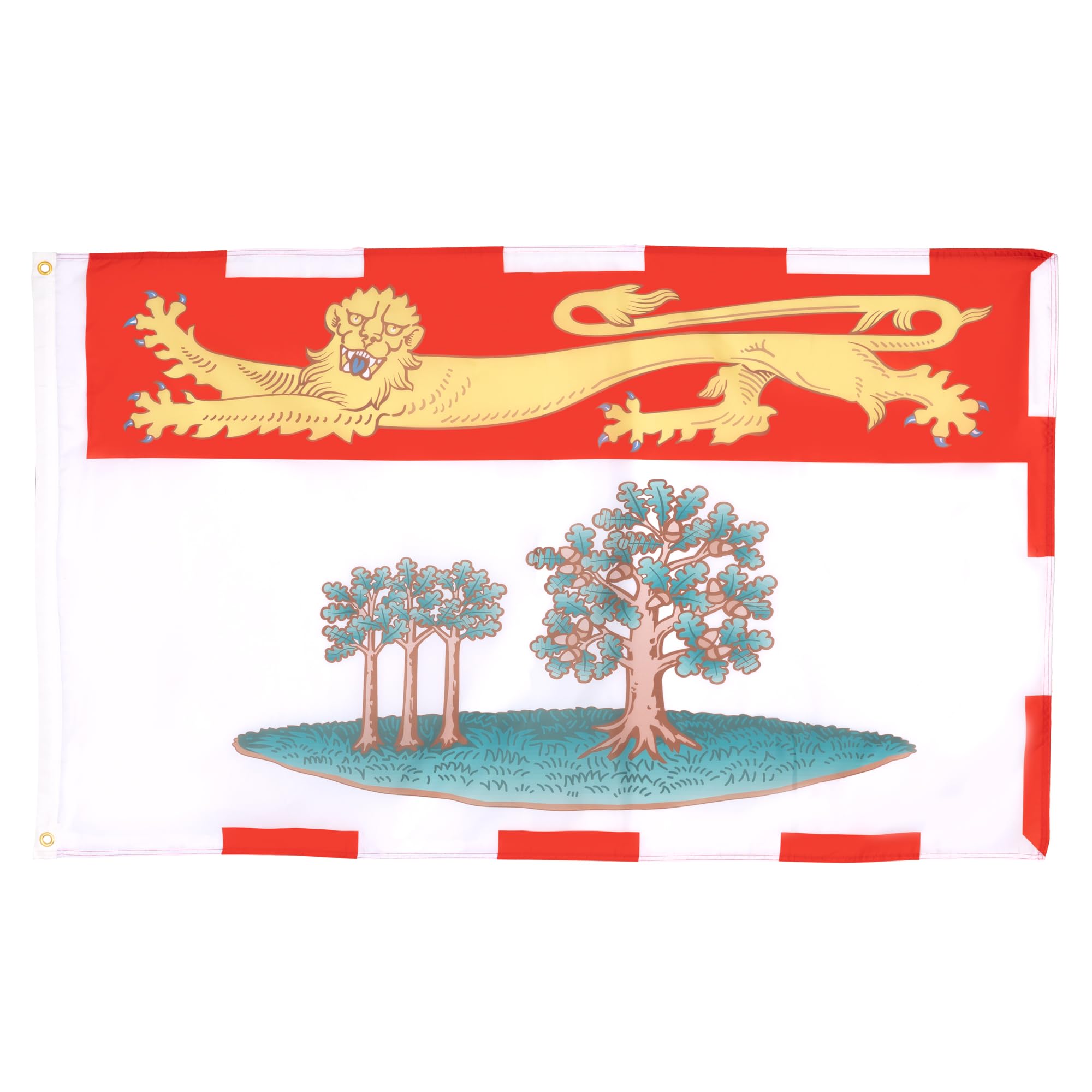 AZ FLAG - Prince Edward Island Flag - 2x3 Ft - 100D Polyester Canada - Canadian Region Of Prince Edward Island Banner with Two Metal Grommets - Fade Resistant - Vivid Colors - 2' x 3' Feet - 90x60 Cm