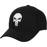 Bioworld Marvel Universe Punisher Skull Logo Baseball Cap