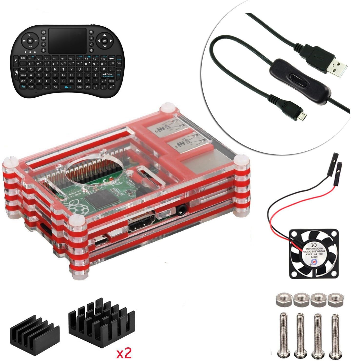 Raspberry Pi 3 modelo B y Pi 2 B y Pi B + escritorio Starter ...