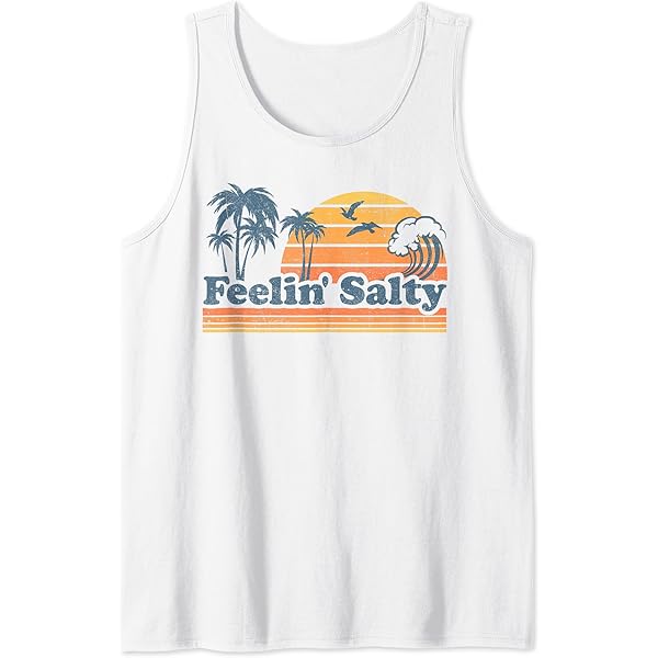 Jaws 2025 Retro Tank Top - Visit Amity Island Design Für Haifilm-Fans