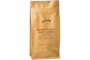 Jovvily Nutritional Yeast Flakes, Popcorn, Soups, Fortified (16 Ounce)