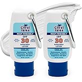 Coral Isles Sunscreen SPF 30 | Hawaii Compliant as Reef Safe | Octinoxate & Oxybenzone Free | Broad Spectrum UVA/UVB Protection | Water Resistant 80 Min. | Fragrance Free | 2 Fl Oz (Pack of 2))