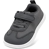 STQ Toddler Girls Boys Wide Toe Barefoot Shoes Kids Walking Tennis Comfort Sneakers Lightweight Breathable Gym Shoe