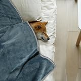 Onarway Dog Blanket 3 Pack 50x70cm Plush Cozy Soft Indoor Grey Purple Lake Green view 2