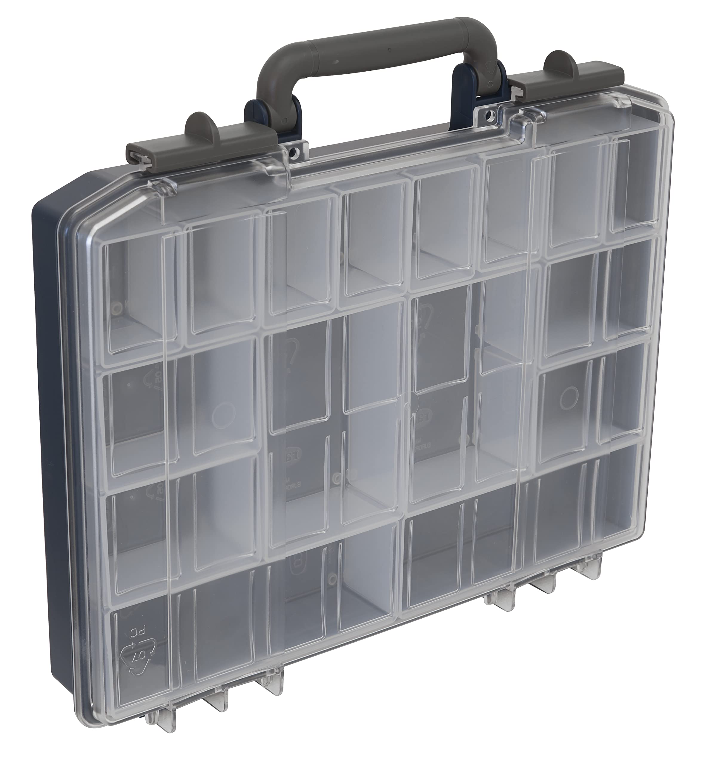 Sealey Professional Small Compartment Case, 16 Compartments - APAS16R, Black