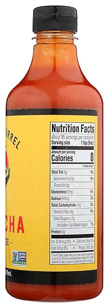 NINJA SQUIRREL, SRIRACHA HOT SAUCE, 16 FL OZ