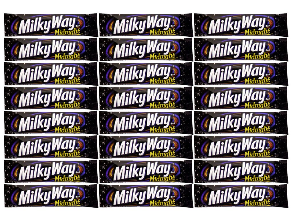 Milky Way Midnight Dark Chocolate Bars 24Ct/1.76 oz - TJ13