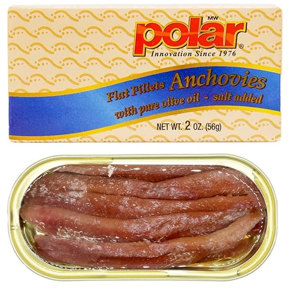 MW POLAR FLAT ANCHOVIES IN OLIVE OIL, 2...