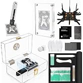 DEDC Card Cleaning Kit Flattening Restoration Repair Care Sport Card with Heat Pen, Acrylic Humidor and Accessories &ndash; Complete Solution for TCG Collectors and Enthusiasts Premium