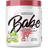 Babe Pre Workout powder for Women | Sparkling Orchard | 6g Citrulline, 2g Beta-Alanine, 100mg Hyaluronic Acid, 5mg Biotin and 5 other registered trademarked ingredients | 30 servings | 12.6 OZ